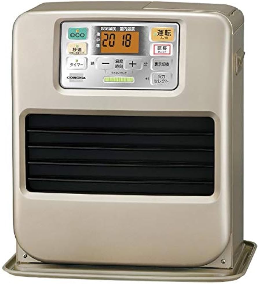 Amazon | コロナ 石油ファンヒーター FH-SR3322Y-N シャンパンゴールド