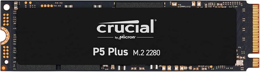 Crucial P5 Plus 2TB PCIe Gen4 3D NAND NVMe M.2 SSD, up to 6600MB/s