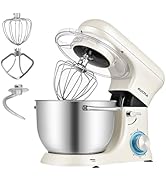 Amazon | Aucma スタンドミキサー 4.5L大容量 3種類アタッチメント付き