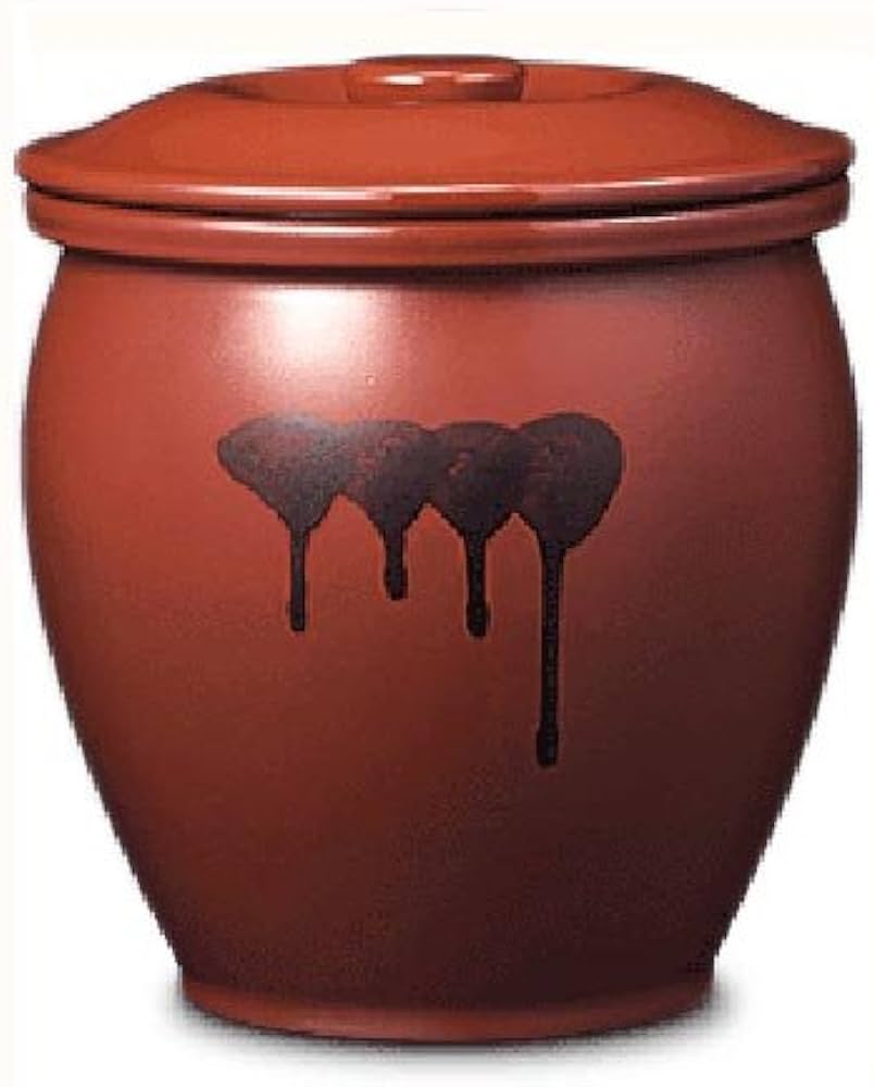 Amazon｜久松 漬物容器 蓋付半胴瓶 5号 A22｜漬物器・漬物保存容器