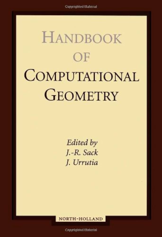 Amazon.com: Handbook of Computational Geometry: 9780444825377