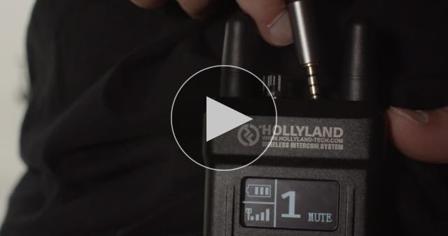 Amazon | Hollyland Mars T1000 ワイヤレスインターカムシステム 4人用