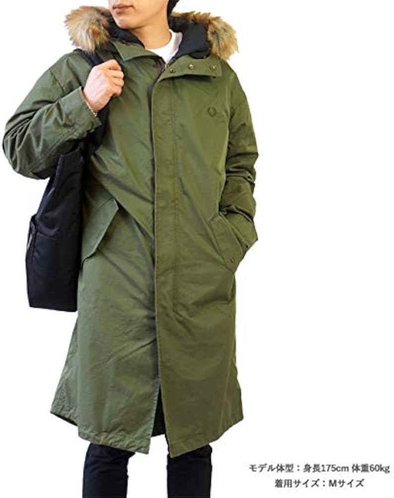 Amazon | [フレッドペリー] モッズコート Fishtail Parka F2607 メンズ