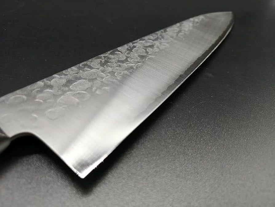 Amazon | 【 高村刃物 】V10鋼 スペシャル 槌目 牛刀 180mm 口金付