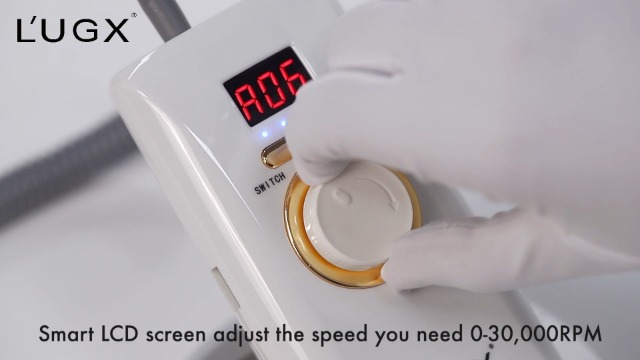 Amazon.co.jp: L'UGX 電動ネイルマシン 30000RPM プロ ネイルドリル