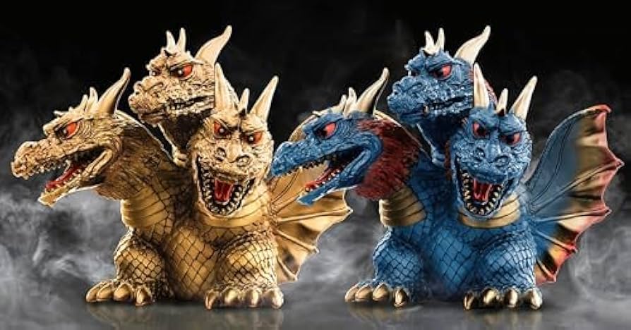 Amazon.co.jp: 東宝怪獣シリーズ 鎮座獣 キングギドラ1964 約12cm 【全