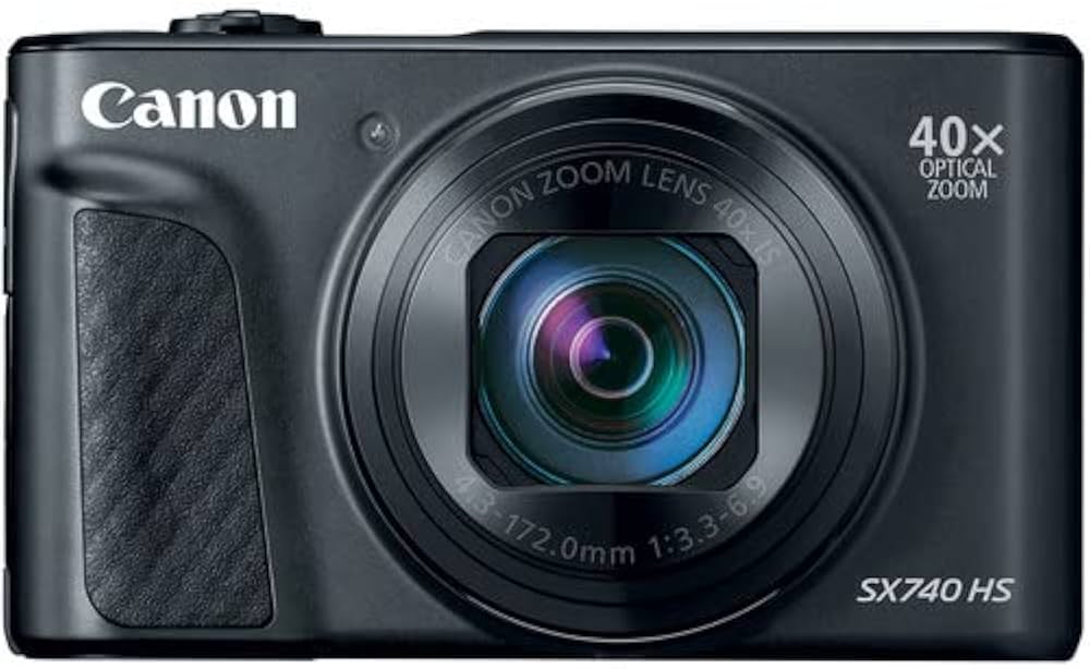 Amazon | Canon PowerShot SX740 HS デジタルカメラ-ブラック(国際版