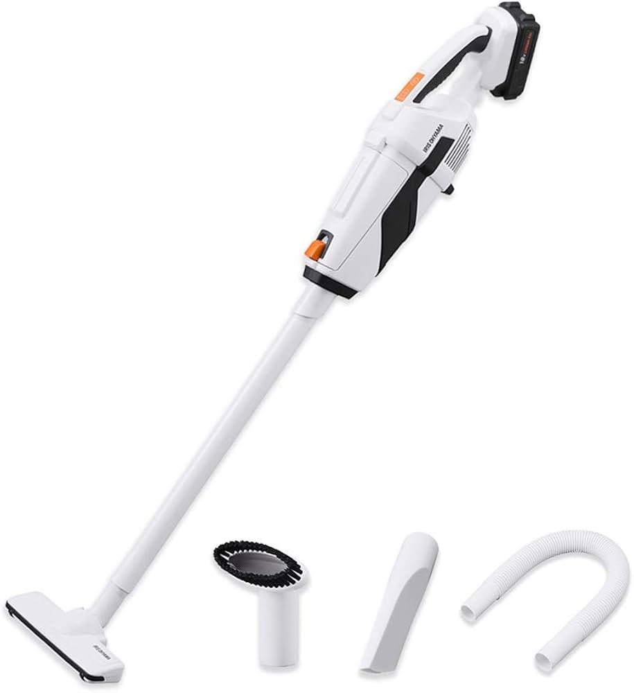 Amazon.co.jp: アイリスオーヤマ コードレス掃除機 紙パック式最大50分