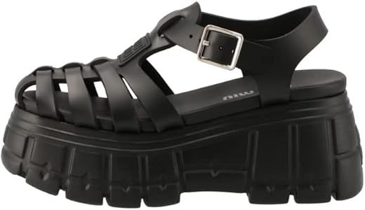 Amazon | [ミュウミュウ] サンダル EVA プラットフォーム