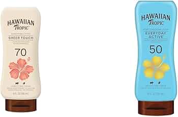 Amazon.com: Hawaiian Tropic Sheer Touch Ultra Radiance SPF 70 and