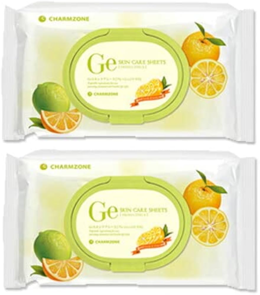 Amazon | チャームゾーン Geスキンケアシート フレッシュシトラス 60枚
