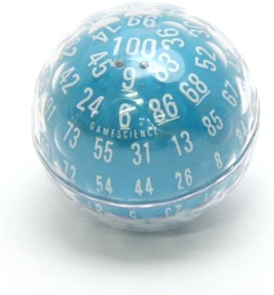 Amazon | GAMESCIENCE 100面ダイス D100 ZOCCHIHEDRON サイコロ (青