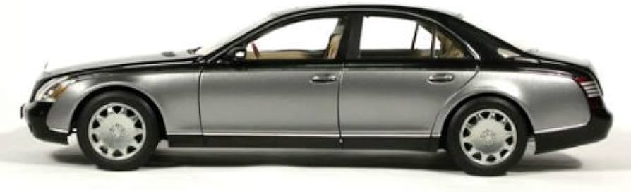 Amazon | AUTOart 1/18 マイバッハ 57 (ブラック・グレー) 完成品