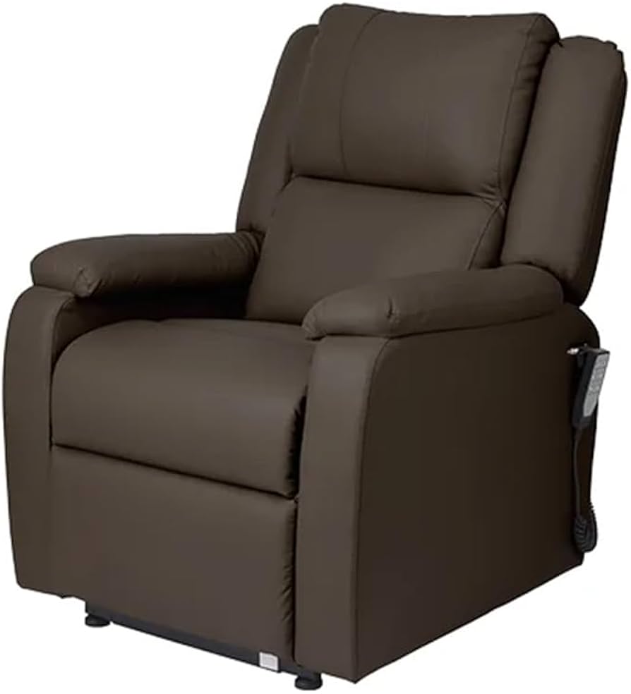 Amazon｜電動昇降 リクライニングチェア T01 ブラウン 垂直昇降 フル