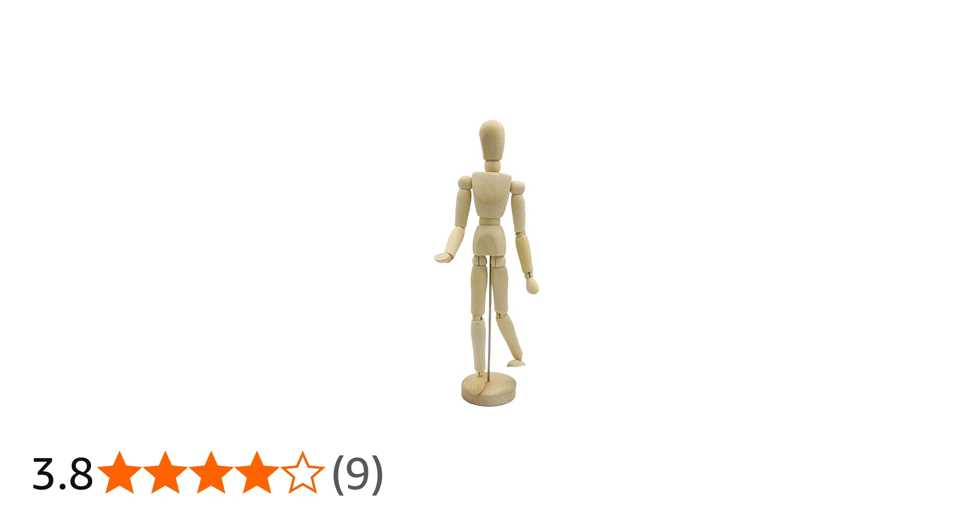 Amazon | 木製デッサン人形 マネキン モデル 関節可動 自立 台座付き