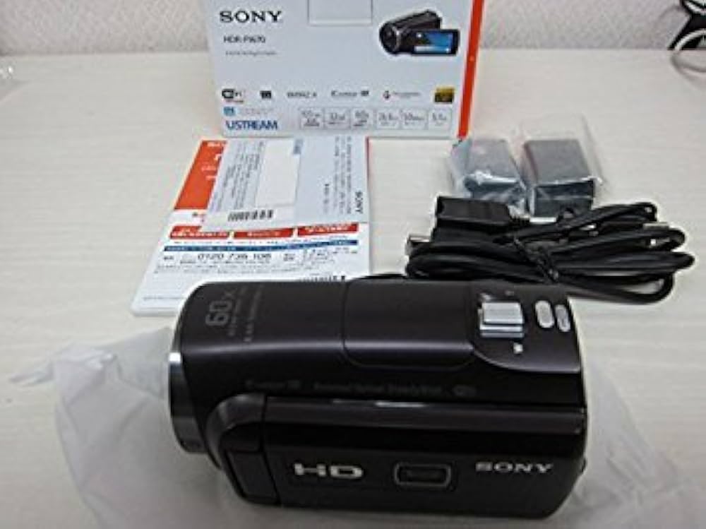 Amazon | SONY HDビデオカメラ Handycam HDR-PJ670 ボルドーブラウン