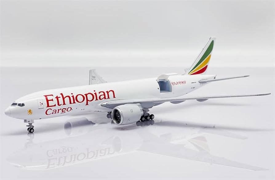 Amazon.com: ACE HOBBY JC Wings Ethiopian Cargo for Boeing B777F ET
