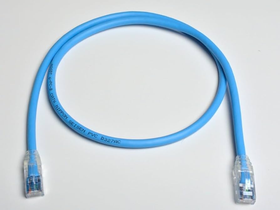 Amazon.co.jp: 日本製線 LANケーブル 1Gbps伝送対応 Cat.6 U/UTPパッチ