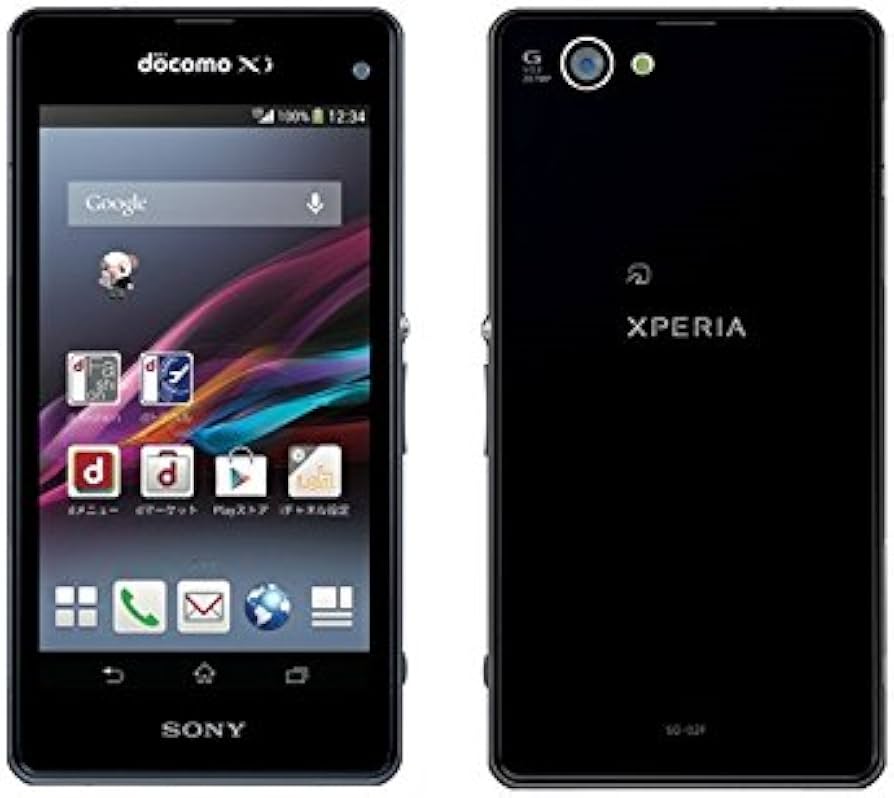 Amazon | docomo Xperia Z1 f SO-02F Black | スマートフォン本体 通販
