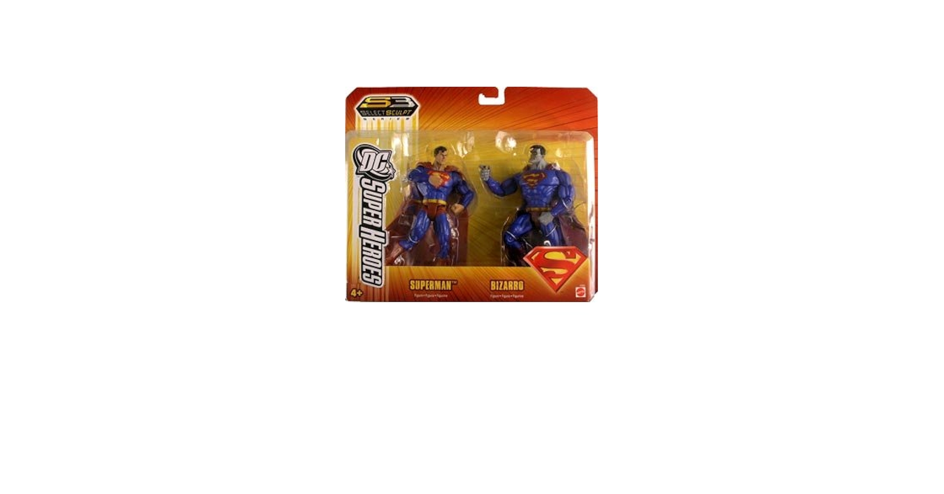 Amazon.com: DC super heroes SUPERMAN vs BIZARRO 2 pack target