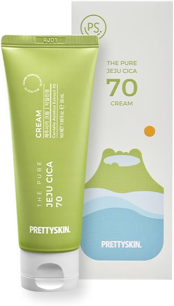 Amazon.com: PRETTYSKIN Jeju Cica 70 Facial Cream – 70% Centella