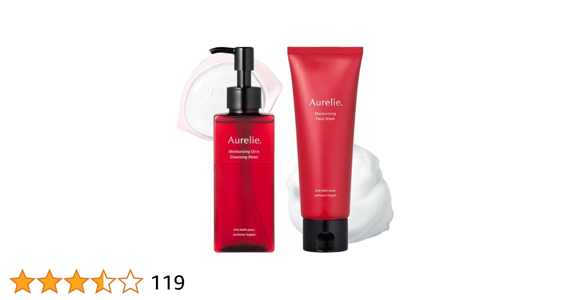 Aurelie オレリー洗顔2本クレンジングオイル2本 計4本 Aurelie