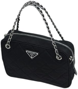 PRADA ショルダーバッグ プラダ 2way カメラバッグ キルティング 黒