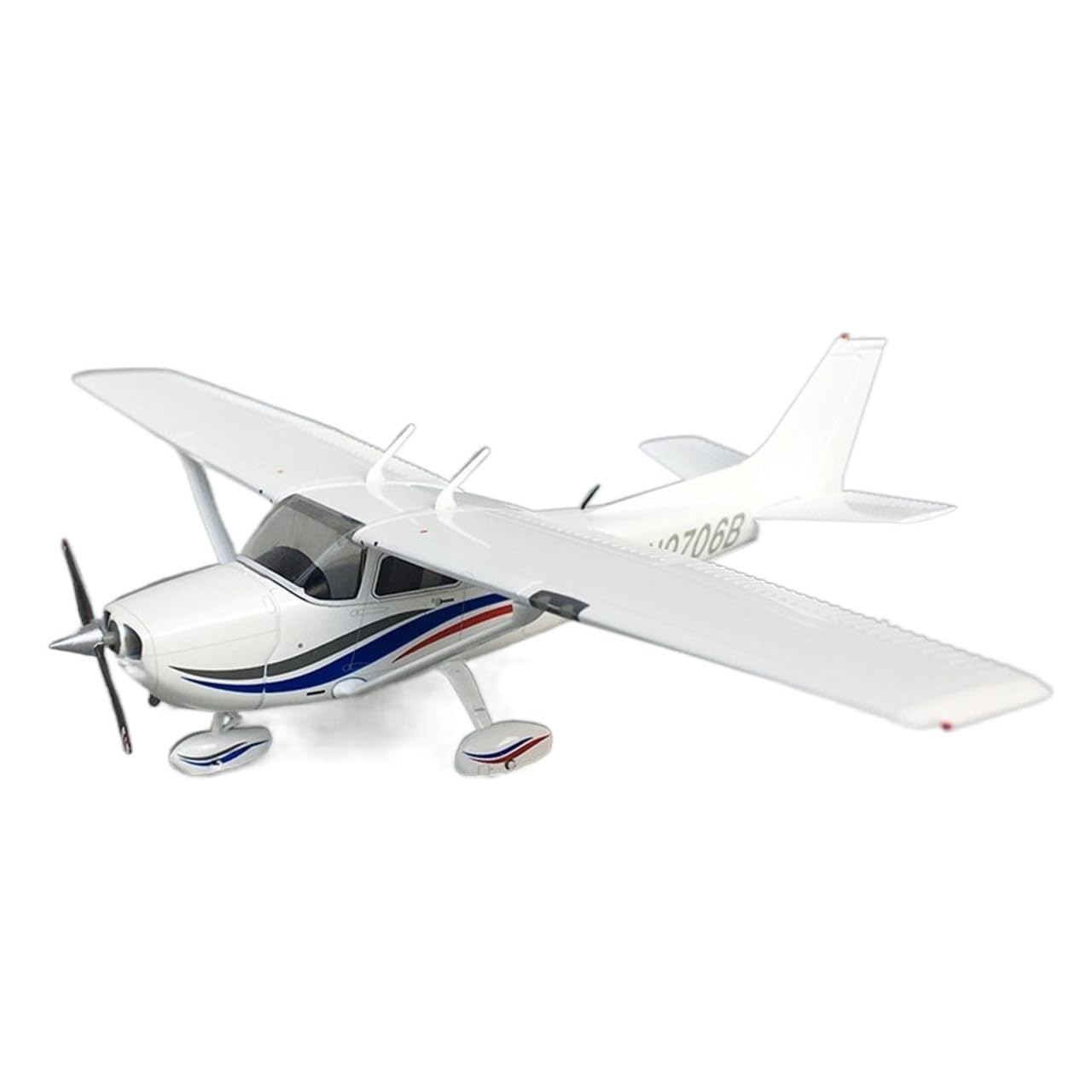Amazon.co.jp: 対象: 1:72 スケール セスナ 172 航空機 N9706B 合金