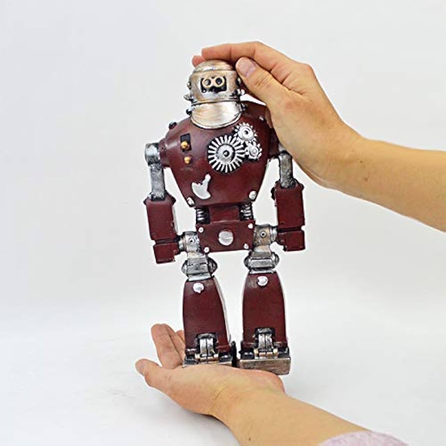 Amazon.co.jp: レトロ オブジェ ロボット A アンティーク 置物