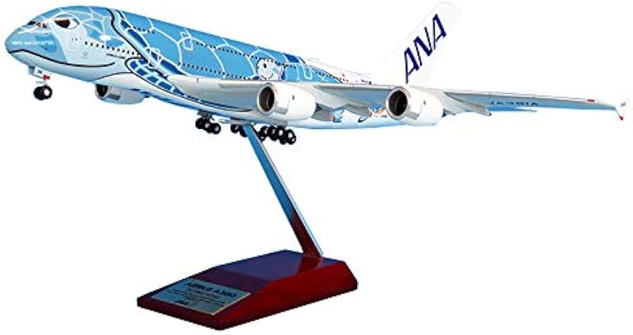 Amazon.co.jp: 全日空商事 1/200 A380 JA381A FLYING HONU ANAブルー