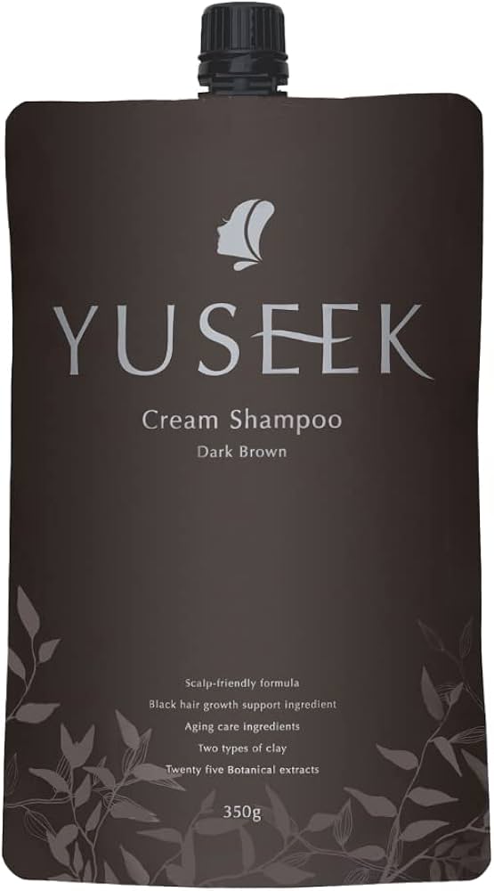 Amazon | YUSEEK クリームシャンプー 白髪用ヘアマニキュア 黒染め