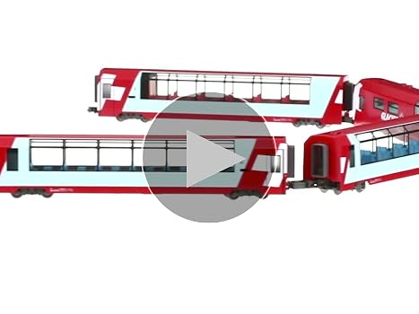 Amazon | カトー(KATO) Nゲージ アルプスの氷河特急 増結 4両セット 10