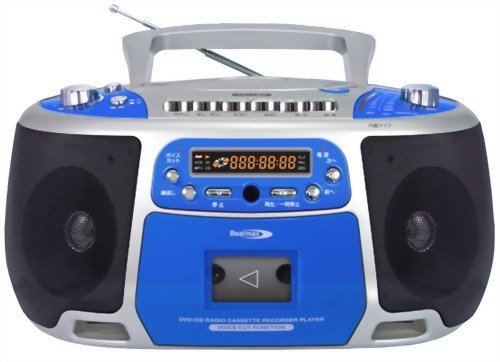 Amazon.co.jp: クマザキエイム Bearmax DVDラジカセ 簡単カラオケ