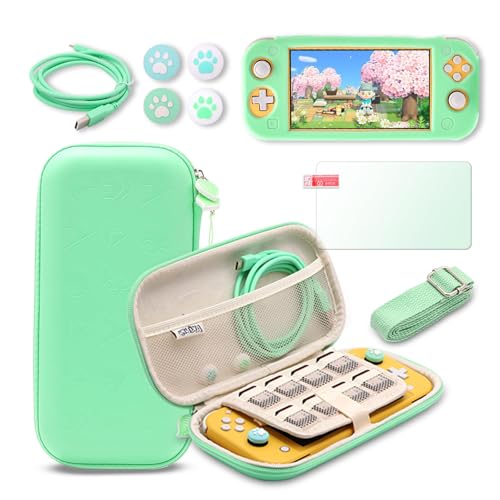 Switchライト グレー 純正充電器 ケース どうぶつの森付き 箱無し