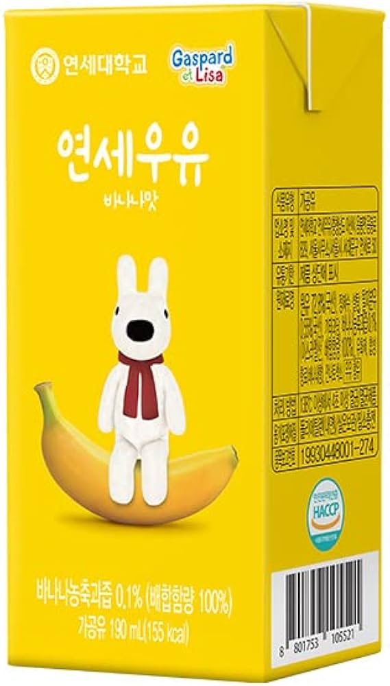 Amazon.co.jp: ヨンセ バナナミルク/(1BOX=190ml×24個) リサと