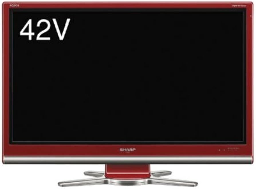 Amazon | シャープ 42V型 フルハイビジョン 液晶テレビ レッド AQUOS