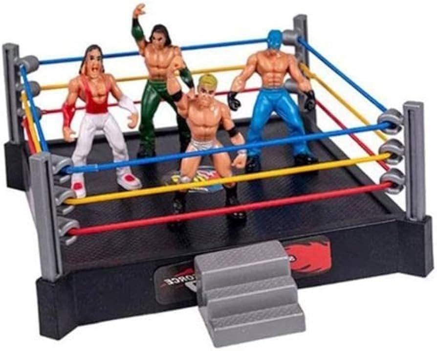Amazon.co.jp: プロレス リング フィギュア4体 b : おもちゃ