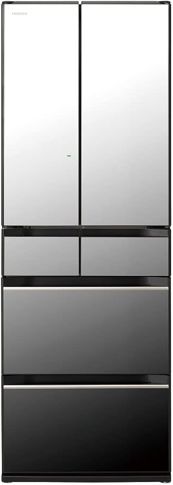 Amazon.co.jp: 日立 冷蔵庫 幅65cm 540L クリスタルミラー R-HXC54T X