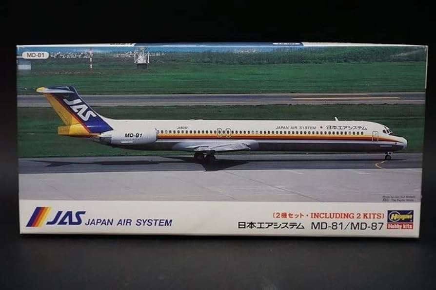 Amazon | Hasegawa ハセガワ 1/200 JAS 日本エアシステム MD-81/MD-87