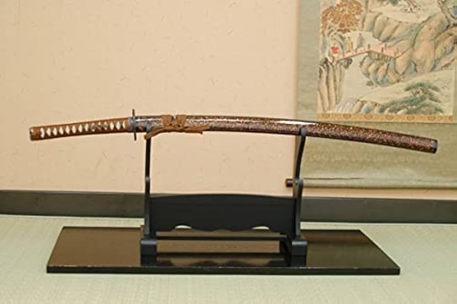 Amazon | しのびや 模造刀 濃金茶鞘 大刀 (刀・鞘・刀拭クロス・模造刀