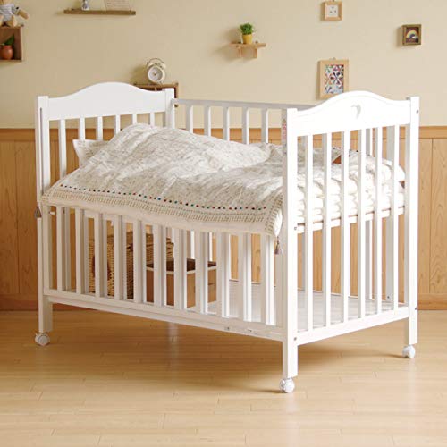 送料込ベビーベッド 天然木 ベンチ ベビーベッド ベビーベット 木製