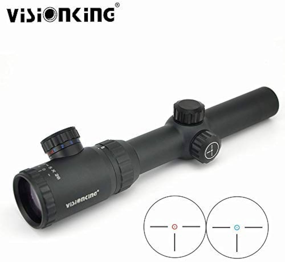Amazon.co.jp: Visionking 1.25-5x26L ライフルスコープ 1.25倍-5倍