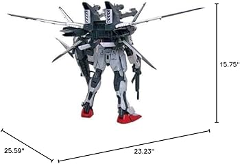 Amazon.com: Bandai Hobby Strike Gundam + IWSP, Bandai Master Grade