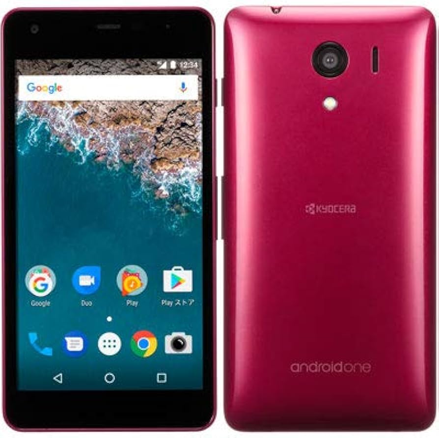 Amazon | KYOCERA 【SIMロック解除済】Y!mobile Android One S2 レッド