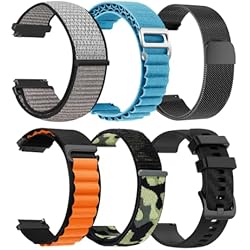 Amazon.com: CARBINOX Vortex Smart Watch with with 6 Pack Bands 22