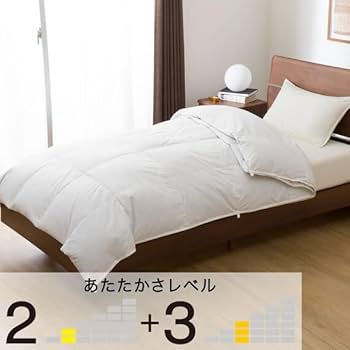 Amazon｜ニトリ 2枚合わせ羽毛掛け布団 NT-2 K2314 ダブルサイズ