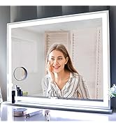 Amazon.co.jp: ANYHI 女優ミラー 化粧鏡 卓上用/壁掛け ハリウッド