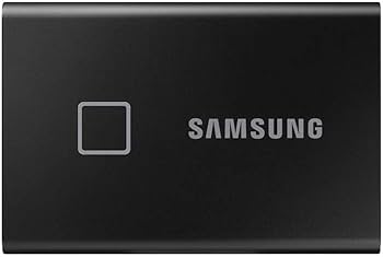 Amazon | Samsung T7 Touch Portable SSD 2TB USB 3.2 Gen.2 External