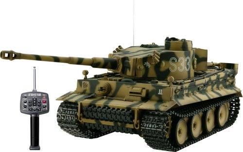 Amazon.co.jp: 1/24 RCバトルタンク タイガーI (迷彩仕様) : おもちゃ