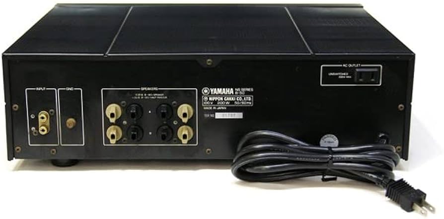 Amazon.co.jp: YAMAHA ヤマハ B-50 ブラック ステレオパワーアンプ